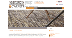 Desktop Screenshot of demunkcarpets.nl